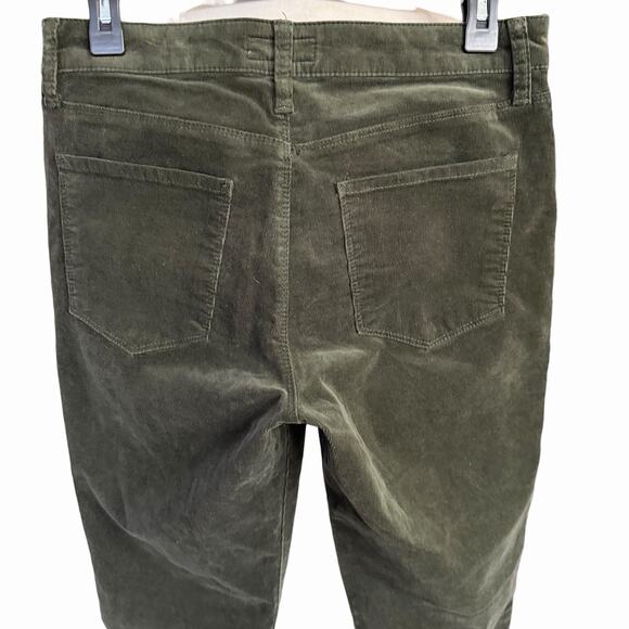 Kut From The Kloth Corduroys Womens Ana High Rise Fab Ab Flare Green Sz 6 Hippie - Picture 4 of 11